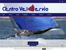 Tablet Screenshot of centroveladervio.it